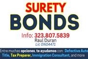 Necesitas un BOND 323-807-5839 en Los Angeles