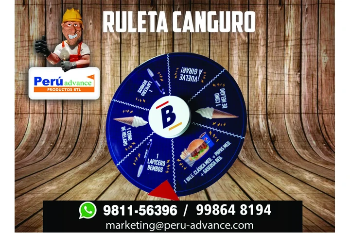 RULETAS DE MESA Y CANGURO image 6