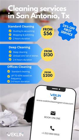 Cleaning services from $56 image 1