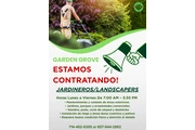 Estamos contratando jardineros en Orange County