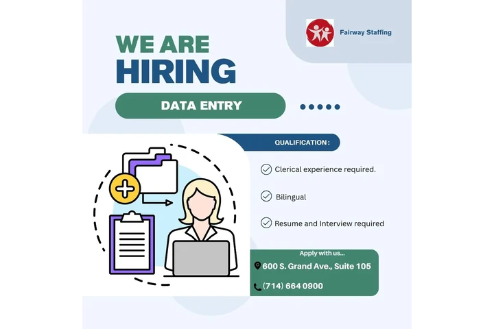 Data Entry Position Open image 1