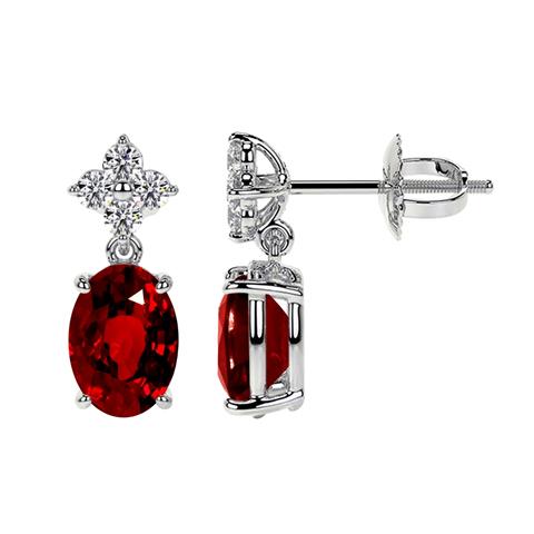 $17509 : Sale On Ruby Earrings image 1