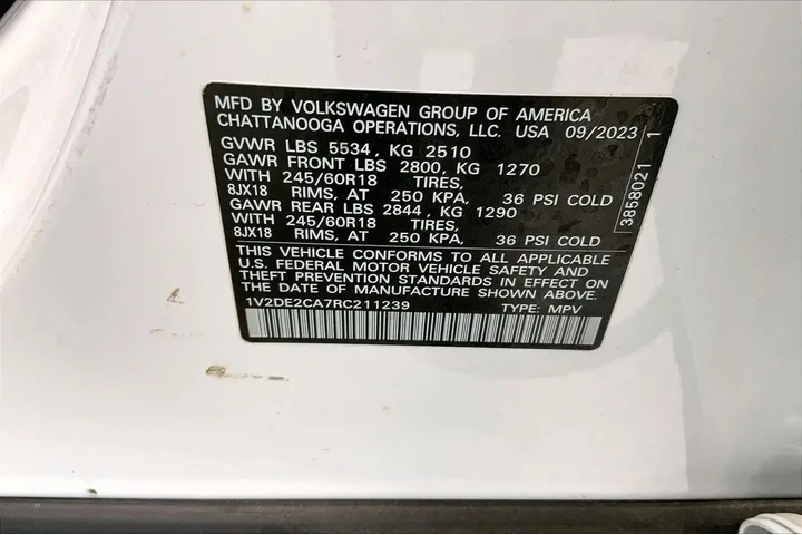 $27971 : Volkswagen Atlas Cross Sport image 8