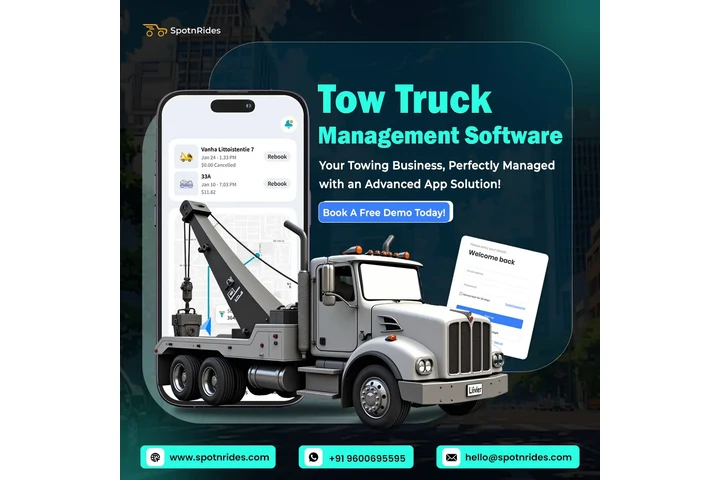 Tow Truck App by SpotnRides image 1