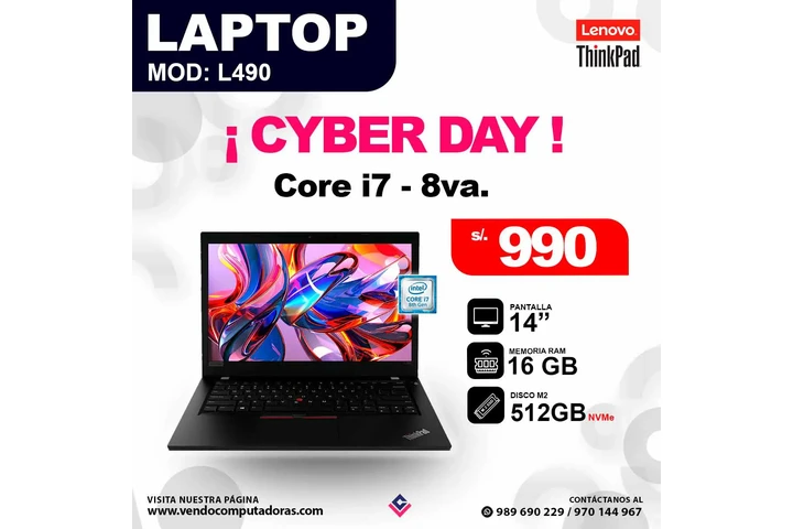 laptop Intel Core i7- 8va image 4