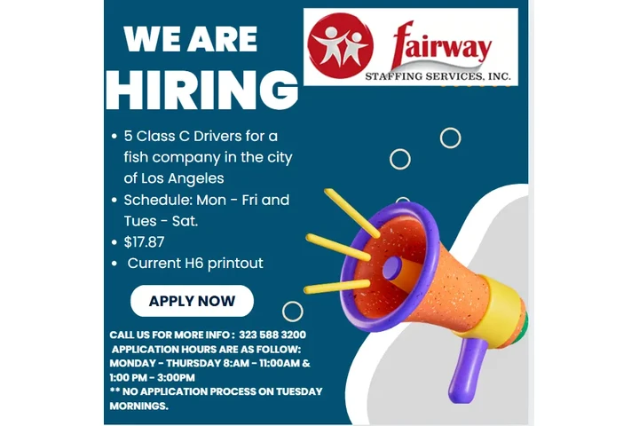 CLASS C DRIVERS NEEDED image 1