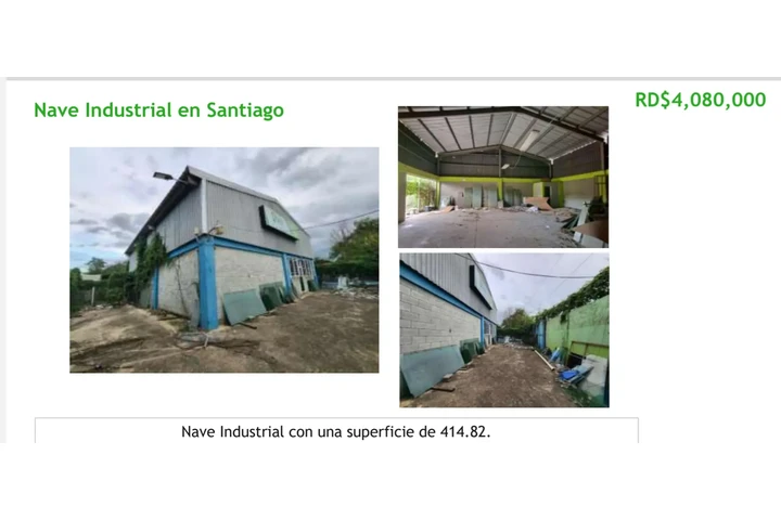 $4080000 : VENDO NAVE INDUSTRIAL SANTIAGO image 1