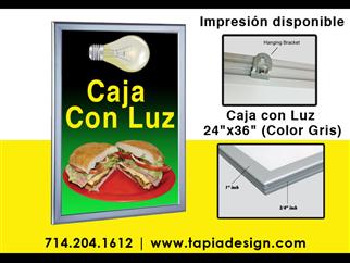 Caja con Luz Impresion image 1