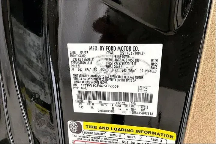 $17791 : Ford F-150 2012 4x2 FX2 4dr image 8