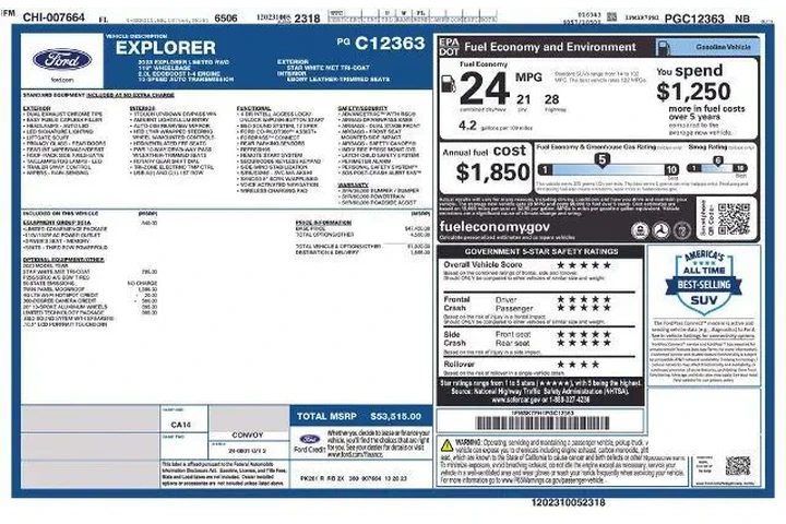 $33900 : Ford Explorer 2023 Limited 4 image 2