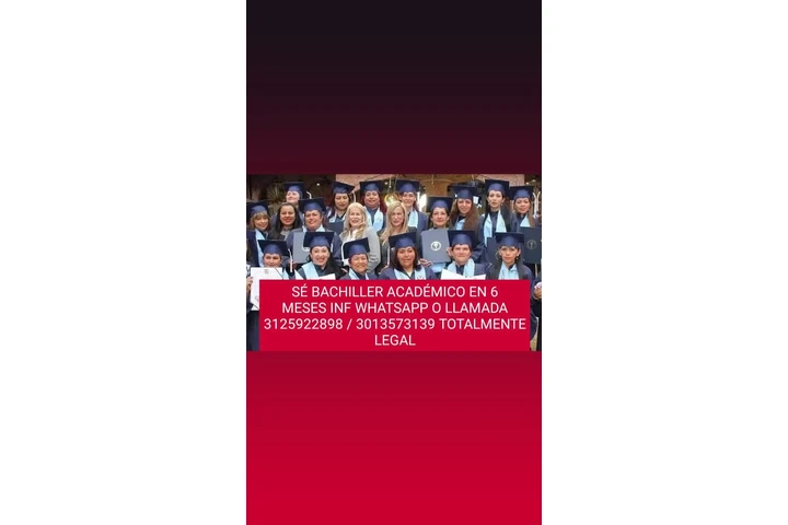 EN 6 MESES SÉ BACHILLER A image 1