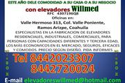 ELEVADORES WILLMED en Saltillo