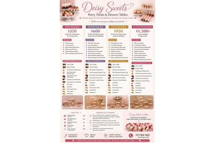 Sweet Treats & Dessert Table image 1