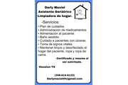 Cuidador de envejecientes en Houston