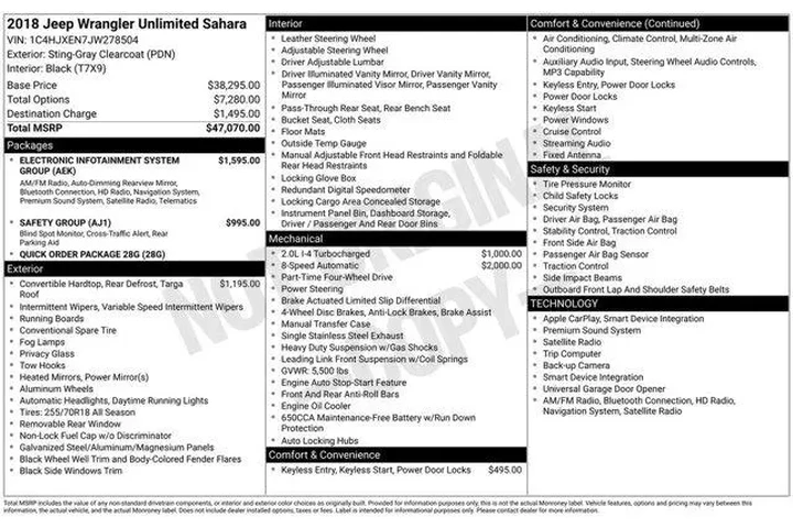 $20941 : Jeep Wrangler Unlimited 2018 image 10
