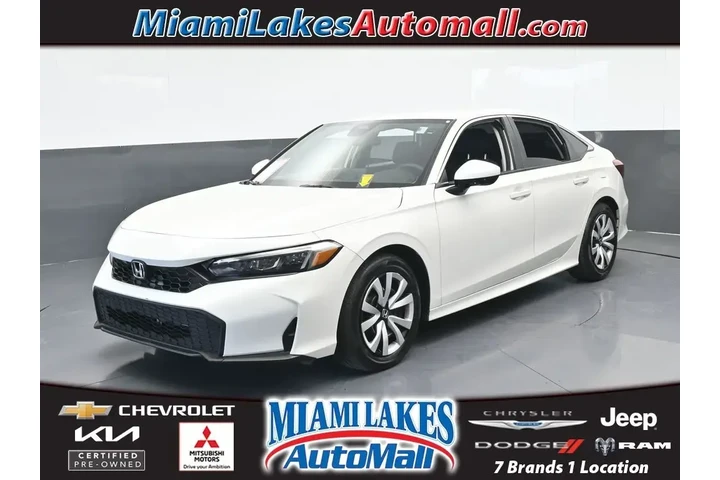 $21995 : Honda Civic 2025 LX 4dr Seda image 1