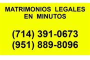 MATRIMONIO LEGAL EN MINUTOS en Los Angeles