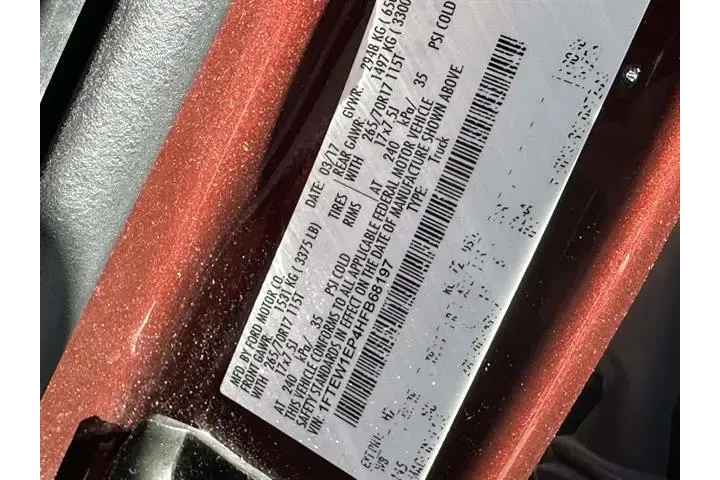 $18872 : Ford F-150 2017 4x4 Lariat 4 image 10