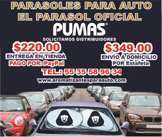 $1 : PARASOLES PARA AUTO pumas image 6