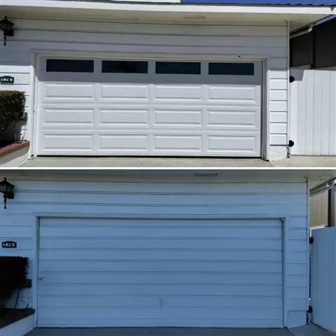 Two car roll up garage door image 2