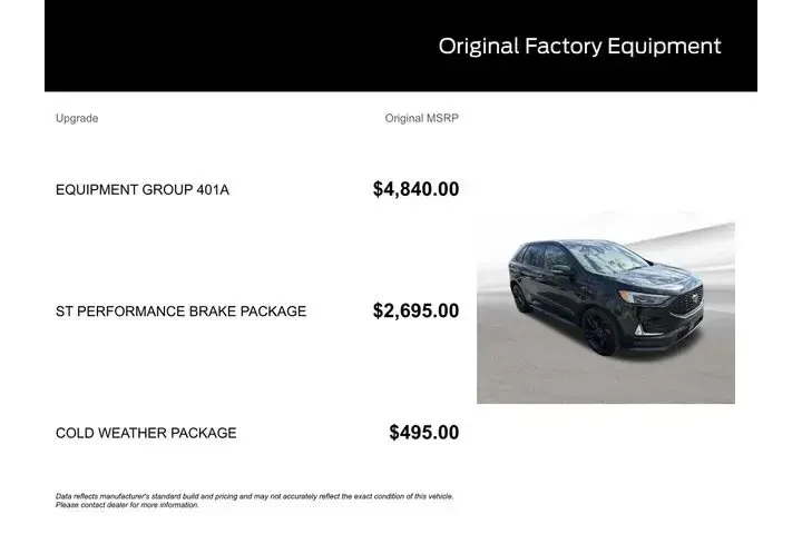 $23970 : Ford Edge 2020 AWD ST 4dr Cr image 9