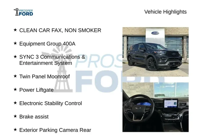 $37995 : Ford Explorer 2022 AWD ST 4d image 5