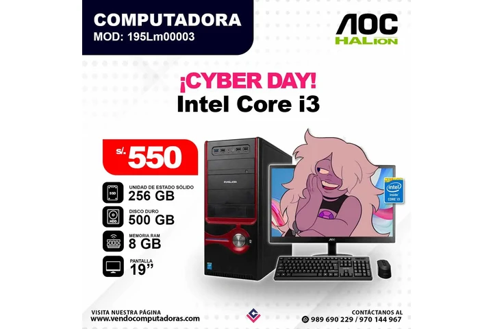 Computadora Intel Core i3 image 2