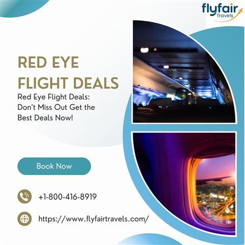 Red eye flight deals! image 1