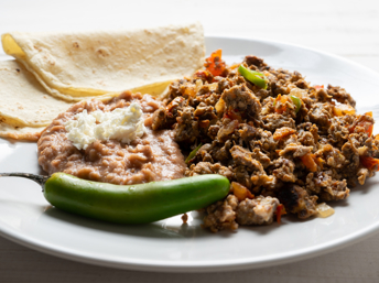 receta de machaca con huevo