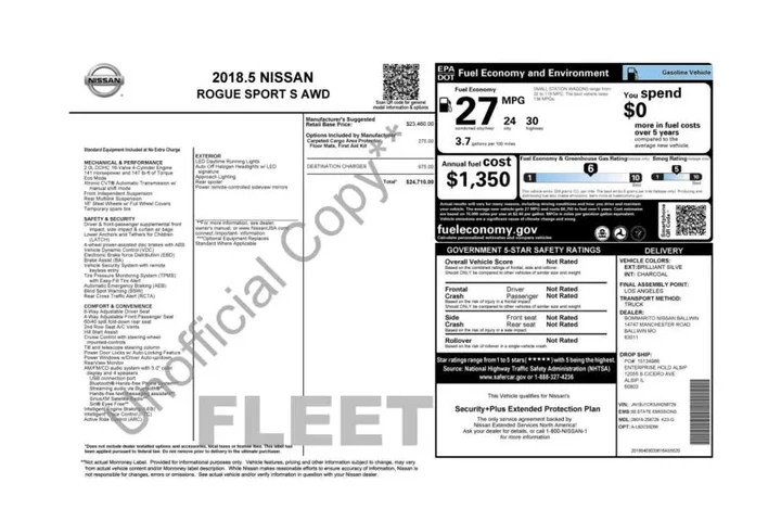 $10497 : 2018 Rogue Sport S image 5