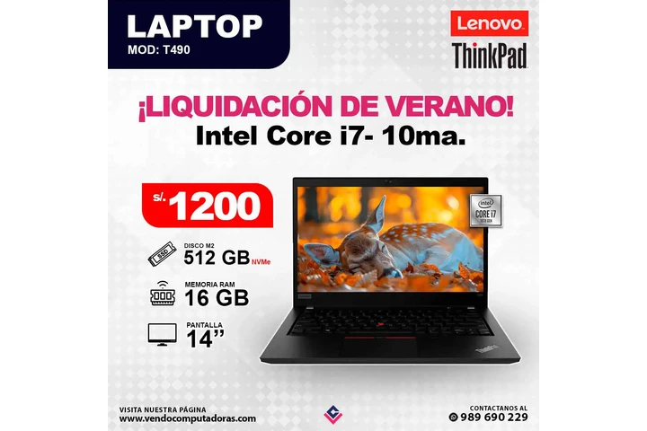 Laptop Core i7 - 10ma Gen. image 2