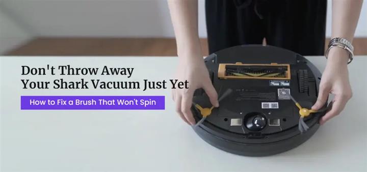 Shark Vacuum Brush Won't Spin image 1