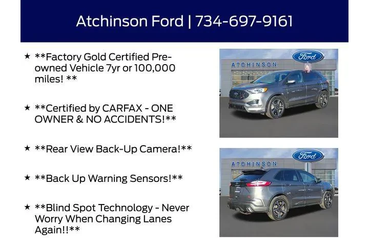 $30500 : Ford Edge 2022 AWD ST 4dr Cr image 4