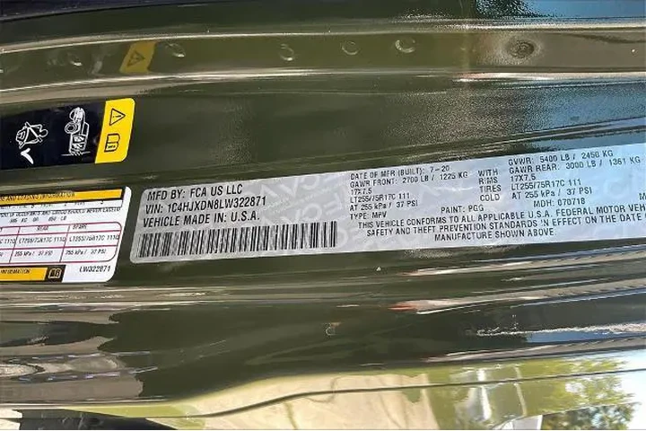 $24492 : Jeep Wrangler Unlimited 2020 image 6