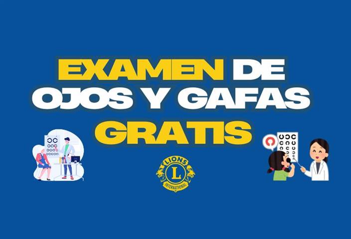 Examen de ojos y gafas GRATIS image 1