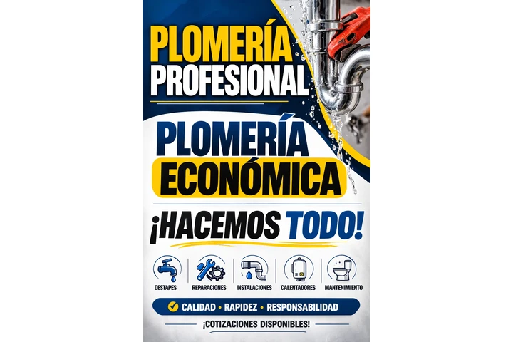 Plomero Confiable y Seguro image 1