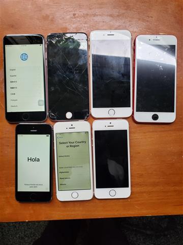 $150 : 7 IPHONES DE VENTA PARA PARTES image 2