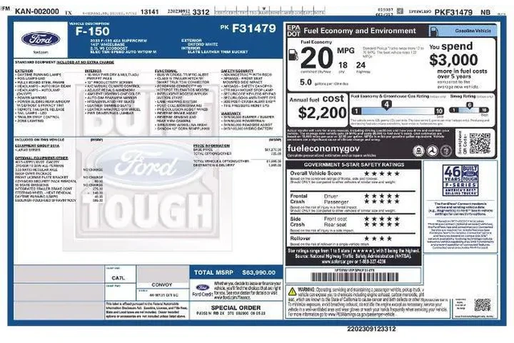 $37400 : Ford F-150 2023 4x4 Lariat 4 image 3