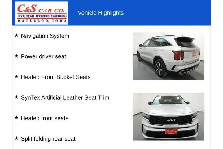 $21354 : Kia Sorento 2022 S 4dr SUV image 7