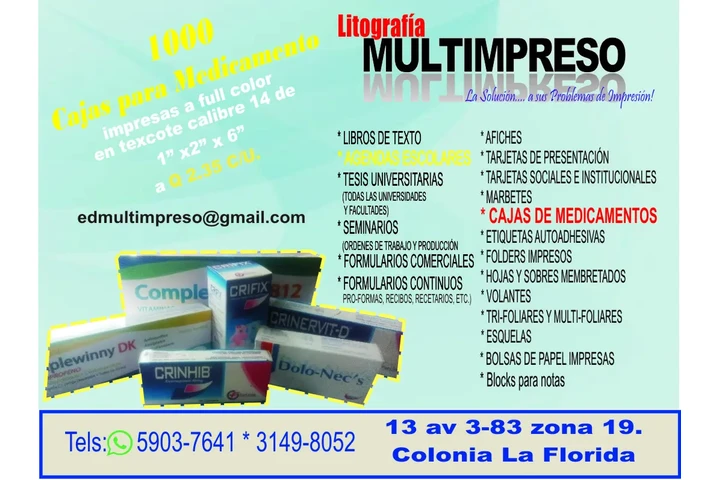 CAJILLAS PARA EMPACAR EN TEXCO image 1