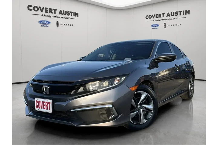 $20952 : Honda Civic 2020 LX 4dr Seda image 1
