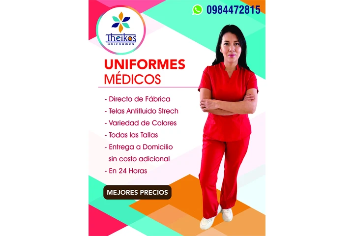 $39 : UNIFORMES MÉDICOS ANTIFLUIDO image 1