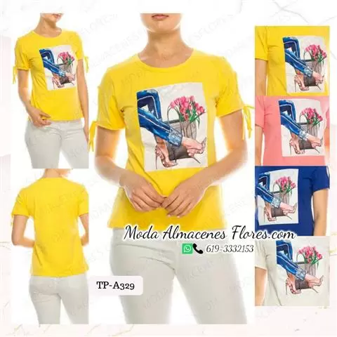 $1 : DECORATIVAS BLUSAS X MAYOREO image 2