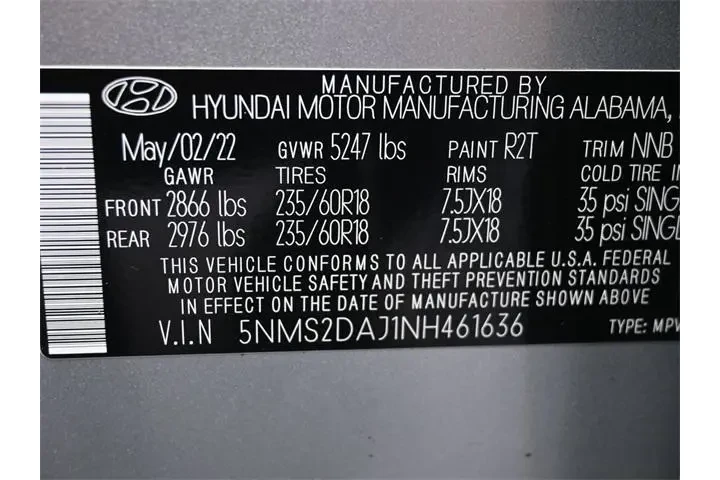 $20495 : Hyundai SANTA FE 2022 AWD SE image 8