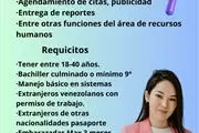 Aux recursos humanos/ administ en Bogota