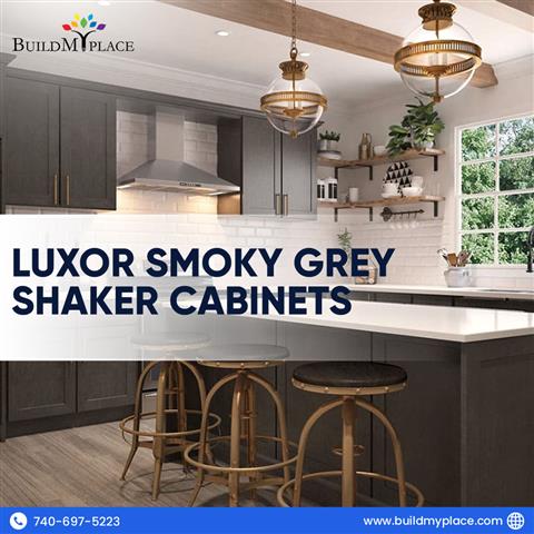 $381.97 : Luxor Smoky Shaker Cabinets image 1