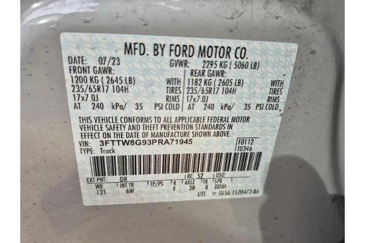 $30981 : Ford Maverick 2023 AWD Laria image 5