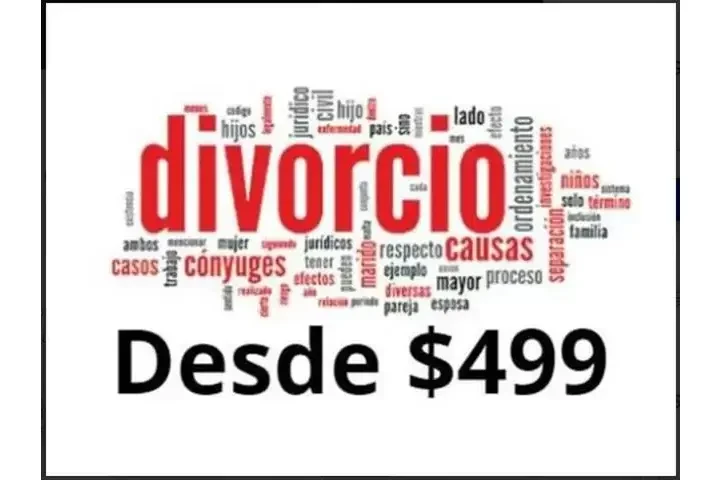 DIVORCIOS DESDE $499 image 1