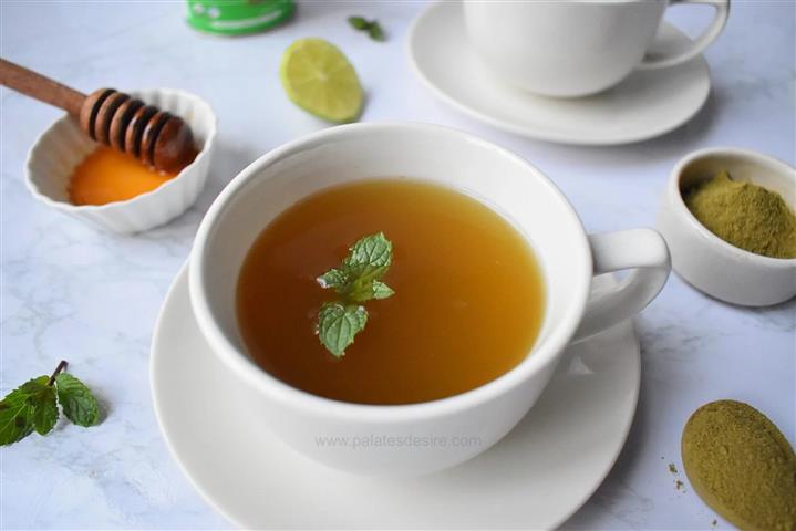 What is moringa mint tea? image 1