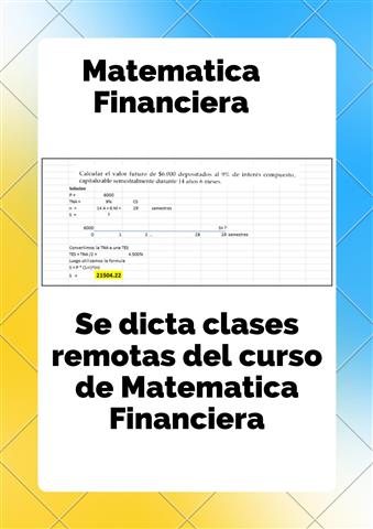 Asesoría Matematica Financiera image 1